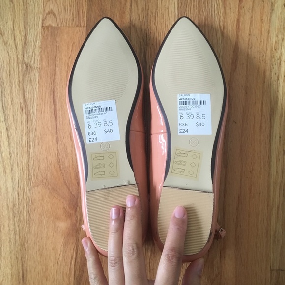 New Topshop Pink Flats - Picture 3 of 4